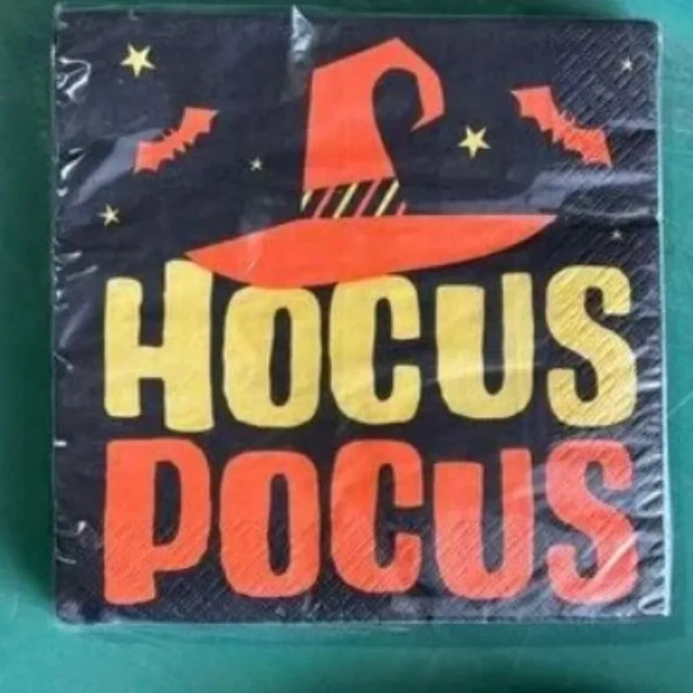 Halloween Party Plates & Napkins Set of 56 Paper Disposable Tableware